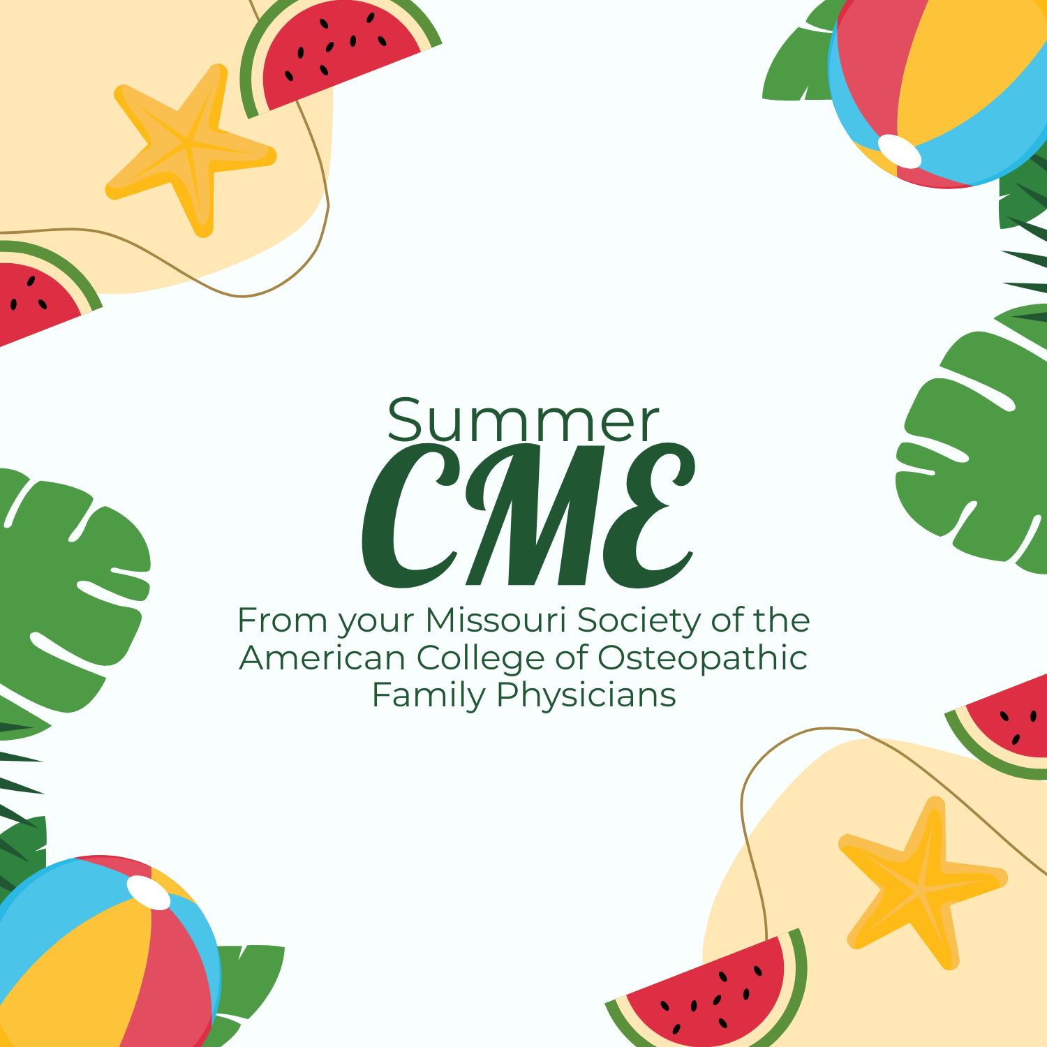 Summer CME from MSACOFP
